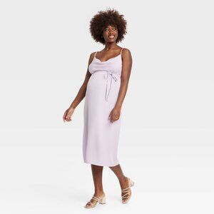 S Midi Maternity Tank Dress
